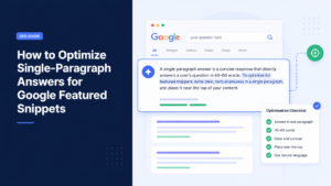 Read more about the article How to Optimize Single-Paragraph Answers for Google Featured Snippets